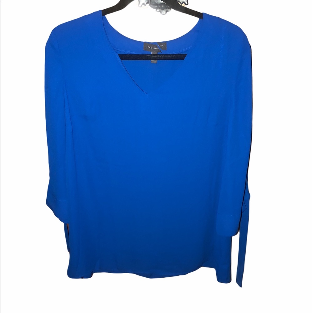 The Limited Blue long sleeve Blouse